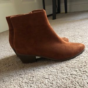 Brown booties